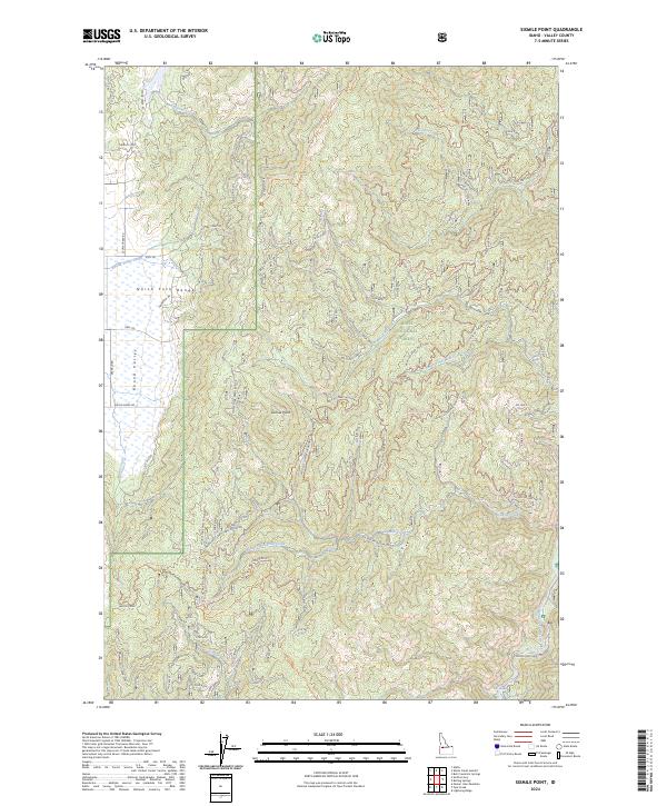 Sixmile Point, ID — USGS 7.5-minute topo (2024)