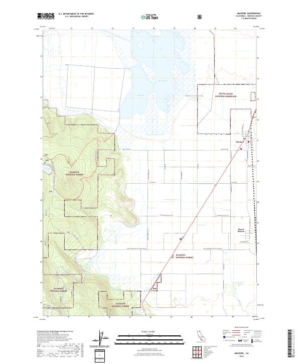 MacDoel, CA — USGS 7.5-minute topo (2022)