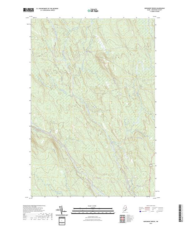 Monument Brook, ME — USGS 7.5-minute topo (2024)