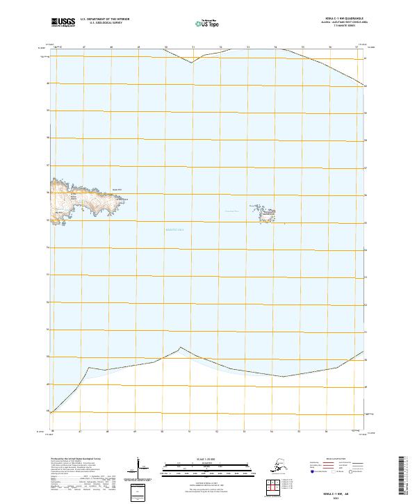 Kiska C-1 NW, AK — USGS 7.5-minute topo (2021)