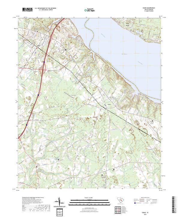 Vance, SC — USGS 7.5-minute topo (2024)