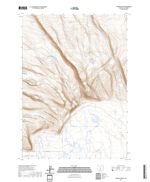 Sheeplick Draw, OR — USGS 7.5-minute topo (2024)