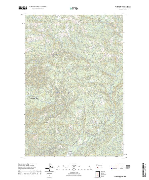 Skamokawa Pass, WA — USGS 7.5-minute topo (2023)
