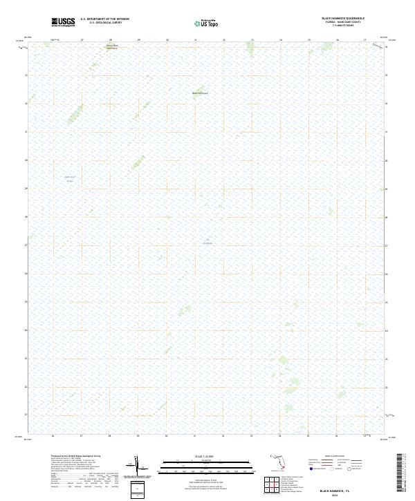 Black Hammock, FL — USGS 7.5-minute topo (2024)