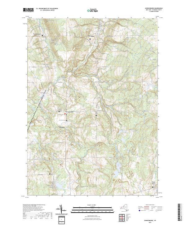 Johnsonburg, NY — USGS 7.5-minute topo (2023)