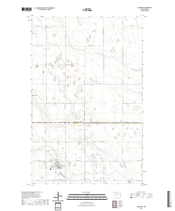Glenburn, ND — USGS 7.5-minute topo (2024)