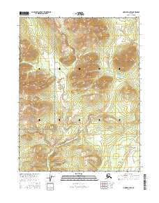 Hughes D-2 NW, AK — USGS 7.5-minute topo (2016)