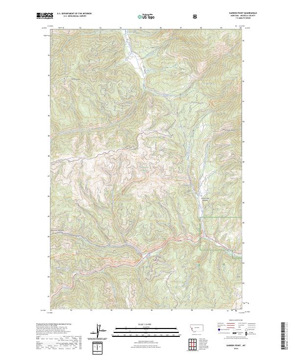 Garden Point, MT — USGS 7.5-minute topo (2024)