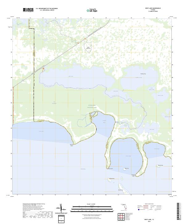 West Lake, FL — USGS 7.5-minute topo (2024)