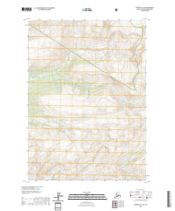Cordova D-5 SW, AK — USGS 7.5-minute topo (2024)