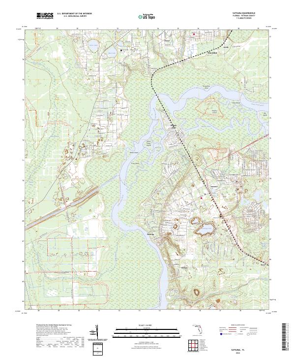 Satsuma, FL — USGS 7.5-minute topo (2024)