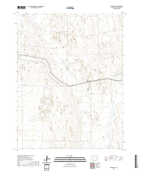 Chivington, CO — USGS 7.5-minute topo (2022)