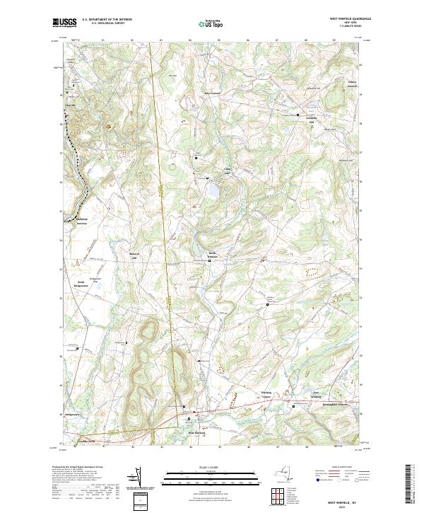 West Winfield, NY — USGS 7.5-minute topo (2023)