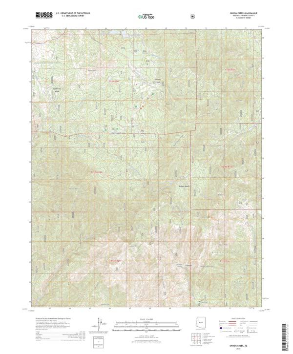Groom Creek, AZ — USGS 7.5-minute topo (2026)
