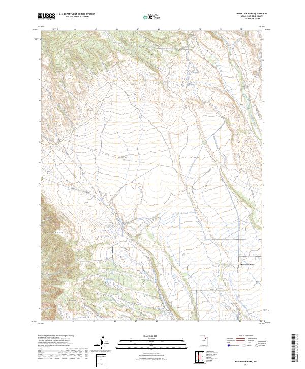 Mountain Home, UT — USGS 7.5-minute topo (2023)