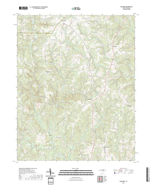 Ingleside, NC — USGS 7.5-minute topo (2022)