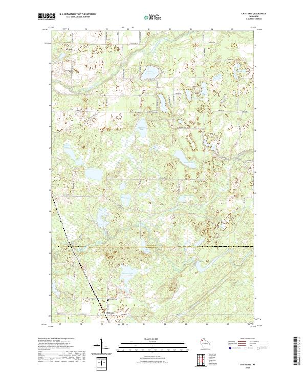 Chittamo, WI — USGS 7.5-minute topo (2022)