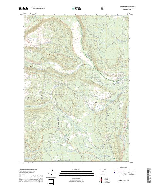 Candle Creek, OR — USGS 7.5-minute topo (2023)