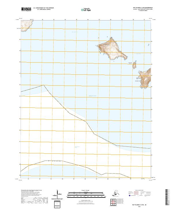Rat Islands C-6 NE, AK — USGS 7.5-minute topo (2021)