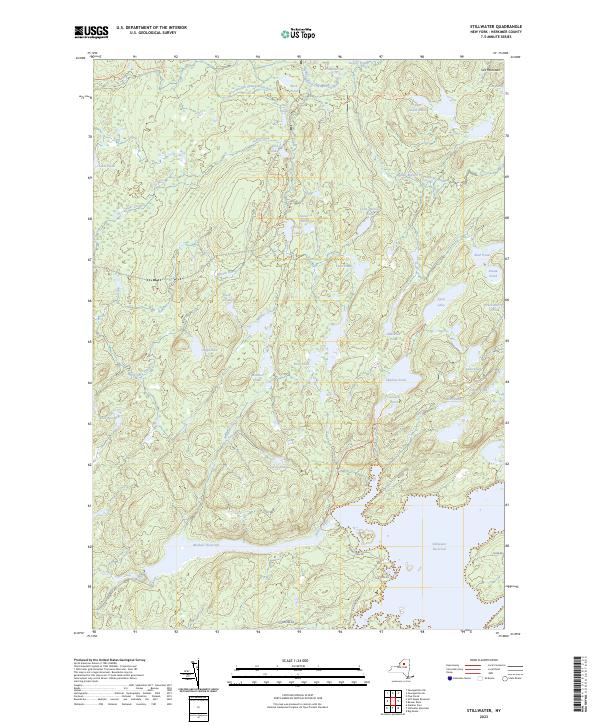 Stillwater, NY — USGS 7.5-minute topo (2023)