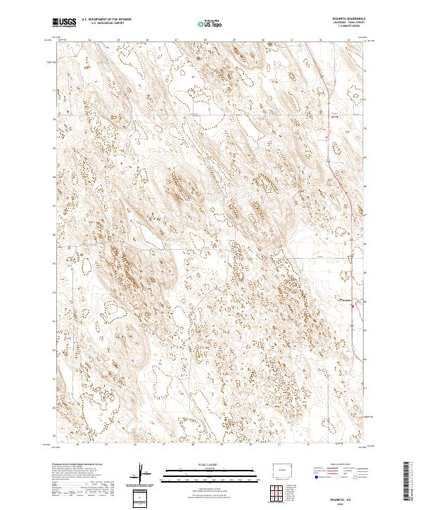 Wauneta, CO — USGS 7.5-minute topo (2022)