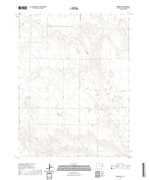 Seibert NW, CO — USGS 7.5-minute topo (2022)
