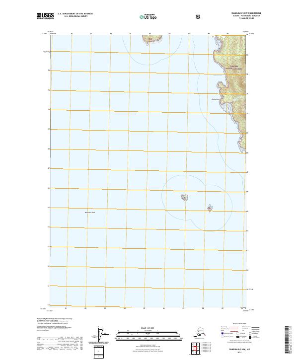 Sumdum B-5 NW, AK — USGS 7.5-minute topo (2021)
