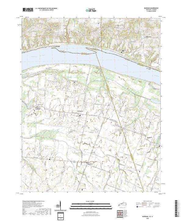 Bandana, KY-IL — USGS 7.5-minute topo (2022)