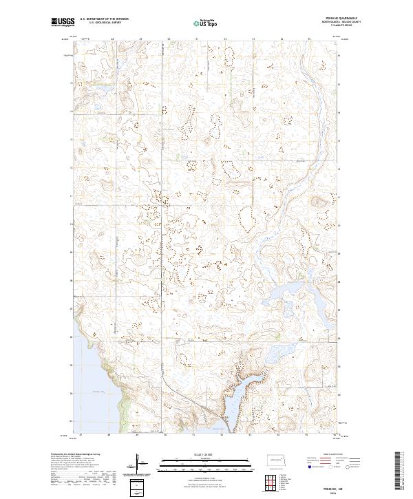 Pekin NE, ND — USGS 7.5-minute topo (2024)