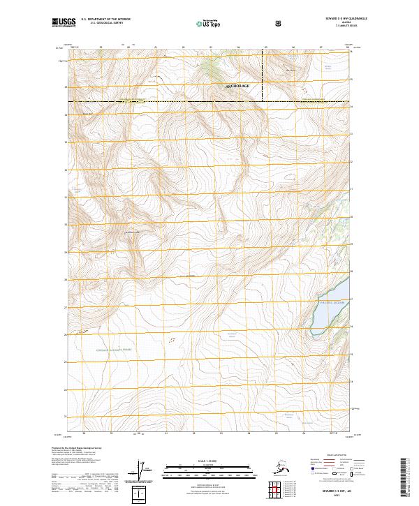 Seward C-5 NW, AK — USGS 7.5-minute topo (2023)