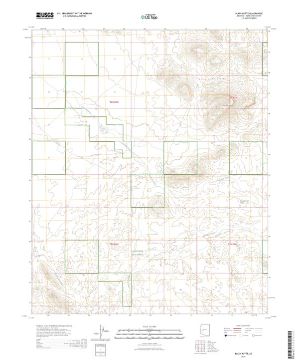 Black Butte, AZ — USGS 7.5-minute topo (2026)