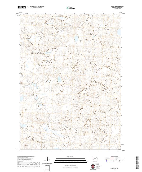 Black Lake, NE — USGS 7.5-minute topo (2021)
