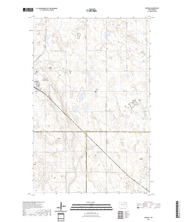 Nekoma, ND — USGS 7.5-minute topo (2024)