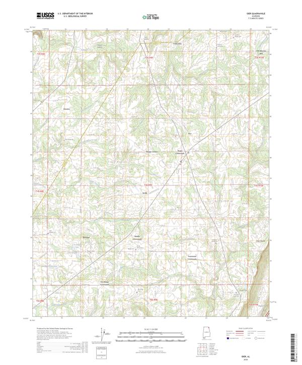Ider, AL — USGS 7.5-minute topo (2026)