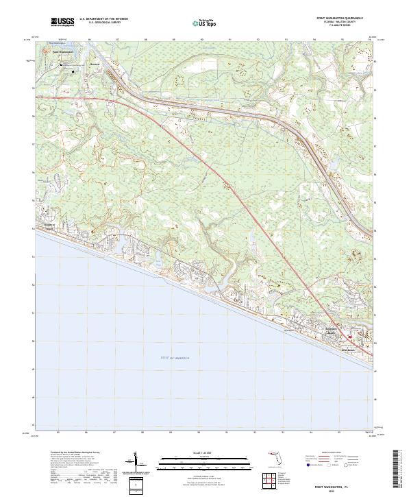 Point Washington, FL — USGS 7.5-minute topo (2025)