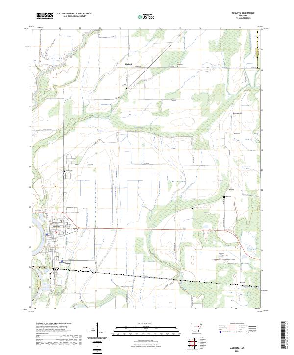 Augusta, AR — USGS 7.5-minute topo (2024)