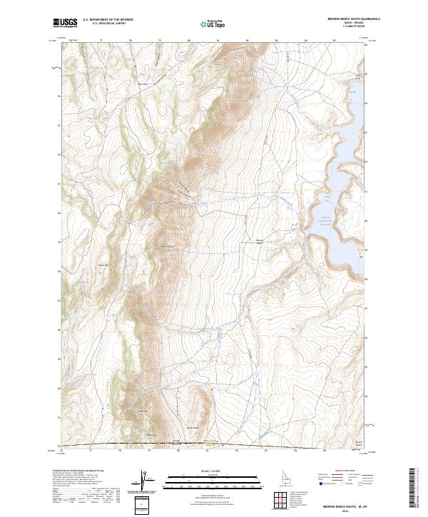 Browns Bench South, ID-NV — USGS 7.5-minute topo (2024)