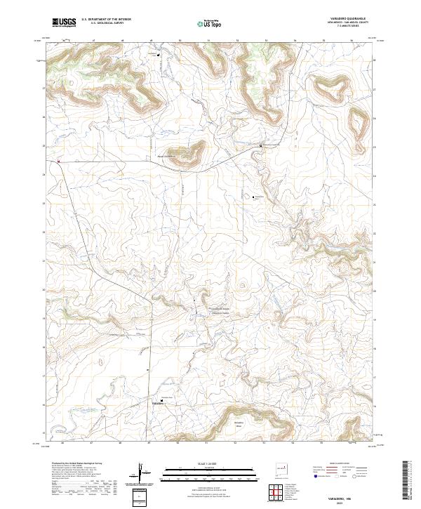 Variadero, NM — USGS 7.5-minute topo (2023)