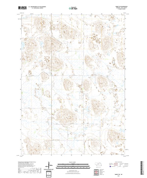Emmet SW, NE — USGS 7.5-minute topo (2021)