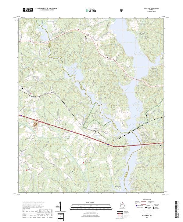 Buckhead, GA — USGS 7.5-minute topo (2024)