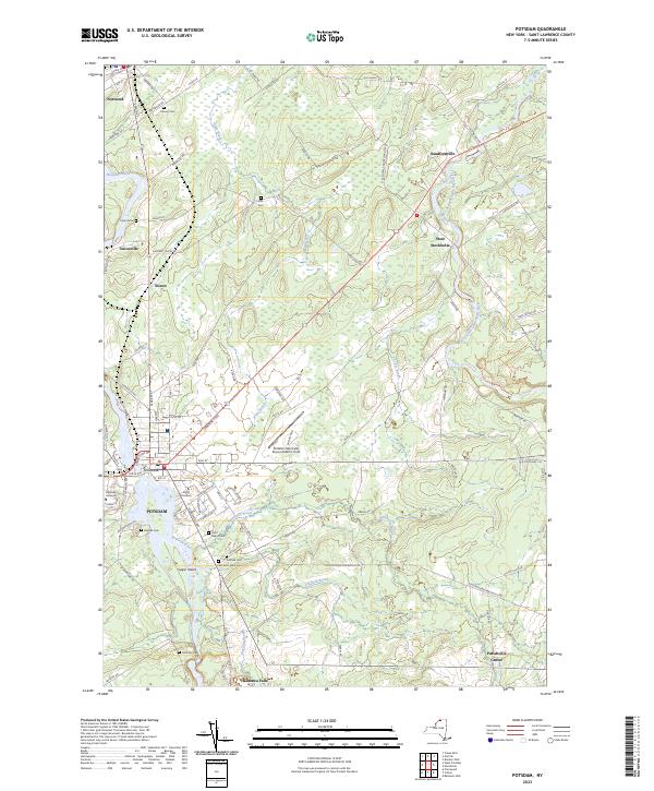 Potsdam, NY — USGS 7.5-minute topo (2023)