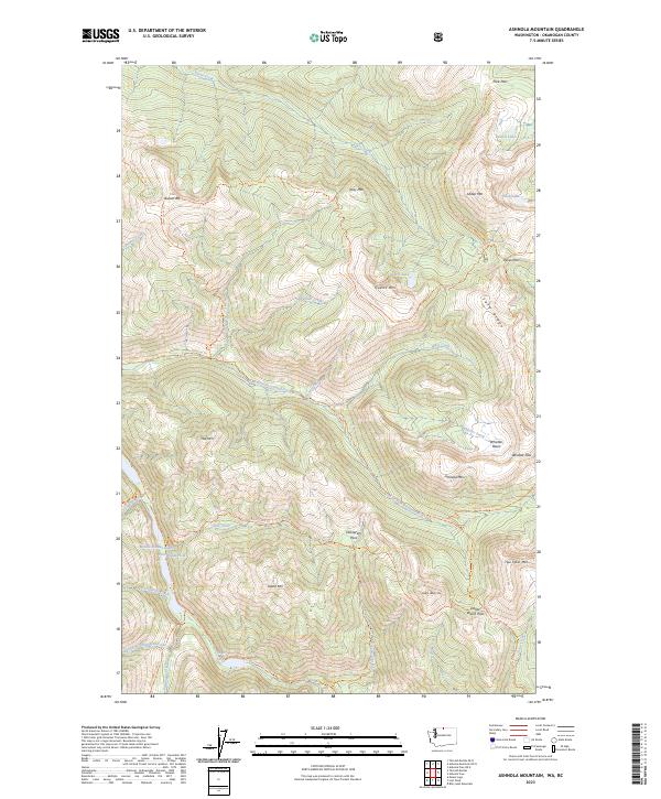 Ashnola Mountain, WA-BC — USGS 7.5-minute topo (2023)