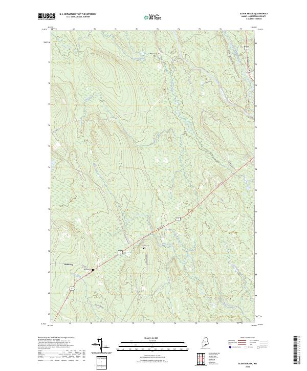 Alder Brook, ME — USGS 7.5-minute topo (2024)