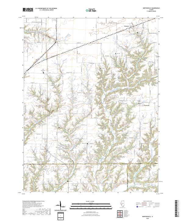 Nortonville, IL — USGS 7.5-minute topo (2024)