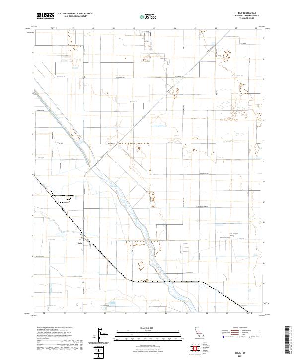 Helm, CA — USGS 7.5-minute topo (2021)