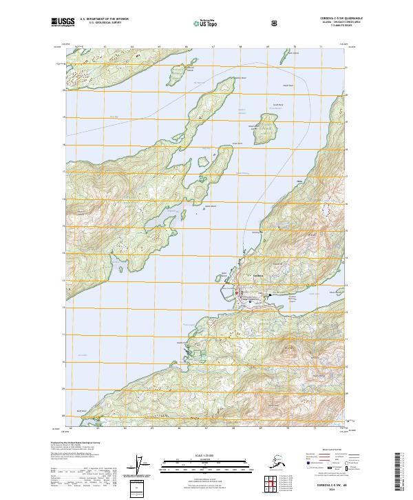Cordova C-5 SW, AK — USGS 7.5-minute topo (2024)
