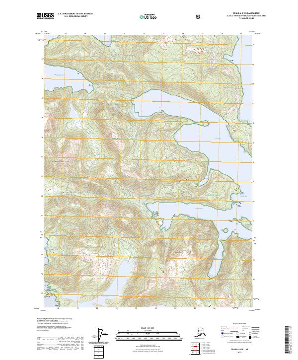 Craig A-4 SE, AK — USGS 7.5-minute topo (2023)