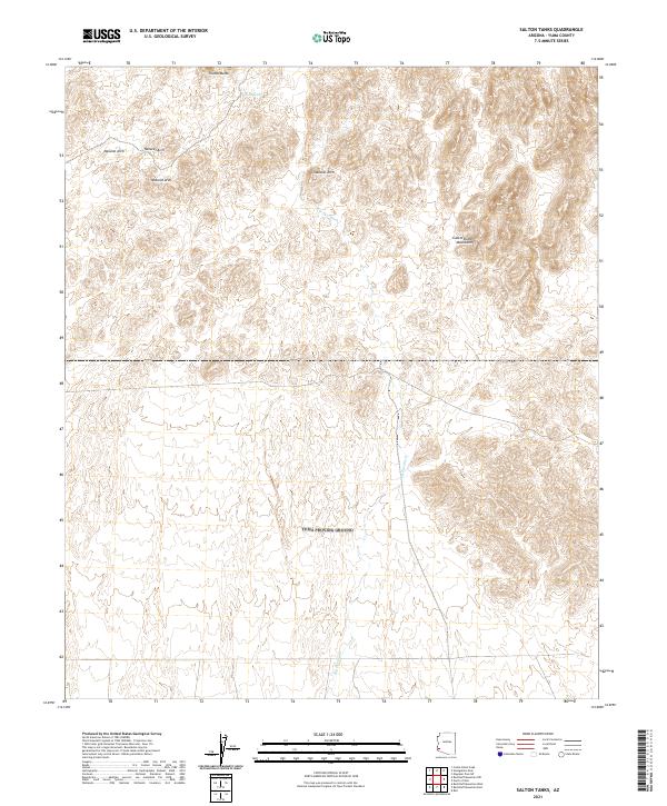 Salton Tanks, AZ — USGS 7.5-minute topo (2021)