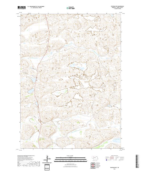 Whitman NW, NE — USGS 7.5-minute topo (2021)