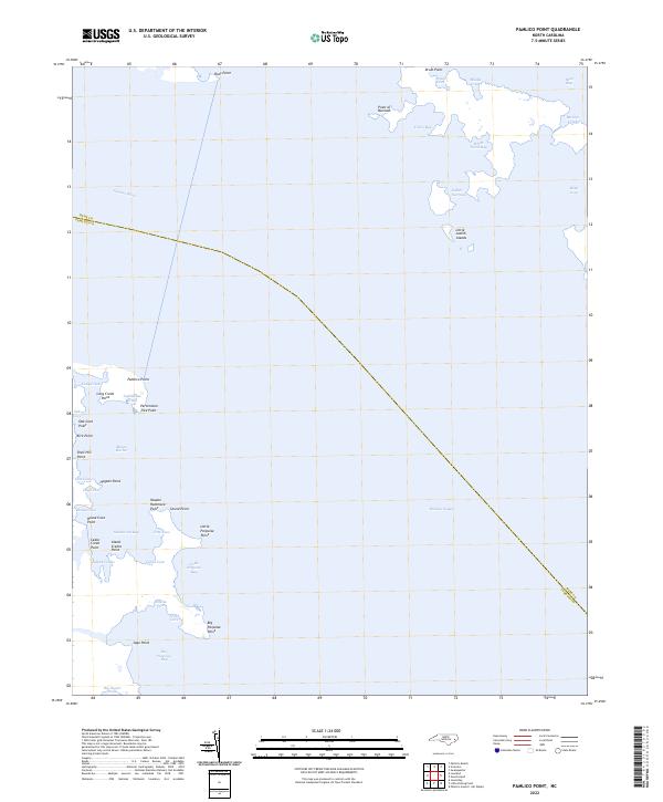 Pamlico Point, NC — USGS 7.5-minute topo (2022)